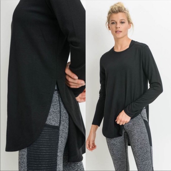 RESTOCKED! Mono B Long-sleeve Athleisure Flow Top - Picture 2 of 6